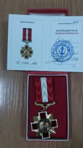 Вітаємо директора Сумського обласного клінічного госпіталю ветеранів війни Інессу Савенко з отриманням  «Ордена Гіппократа»