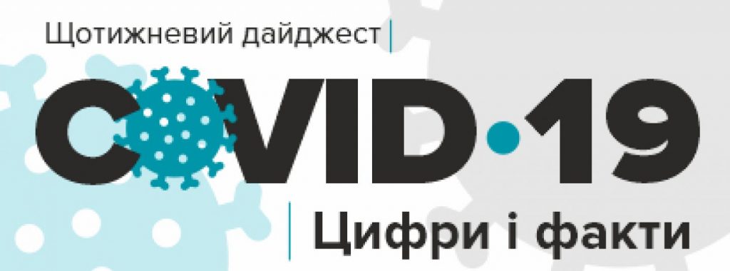 Щотижневий дайджест COVID-19: цифри і факти
