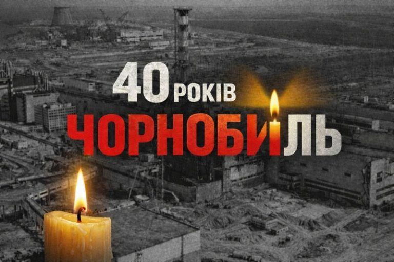 40 років від Чорнобильської катастрофи